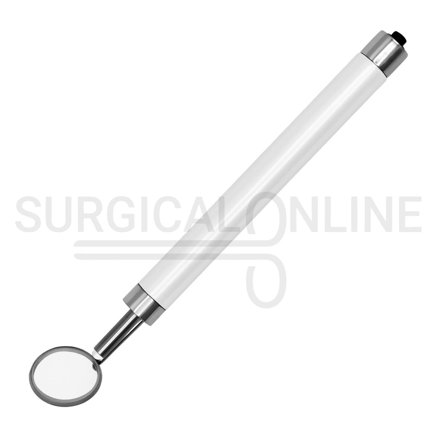 Dental Mirror with LED Light White Color Handle