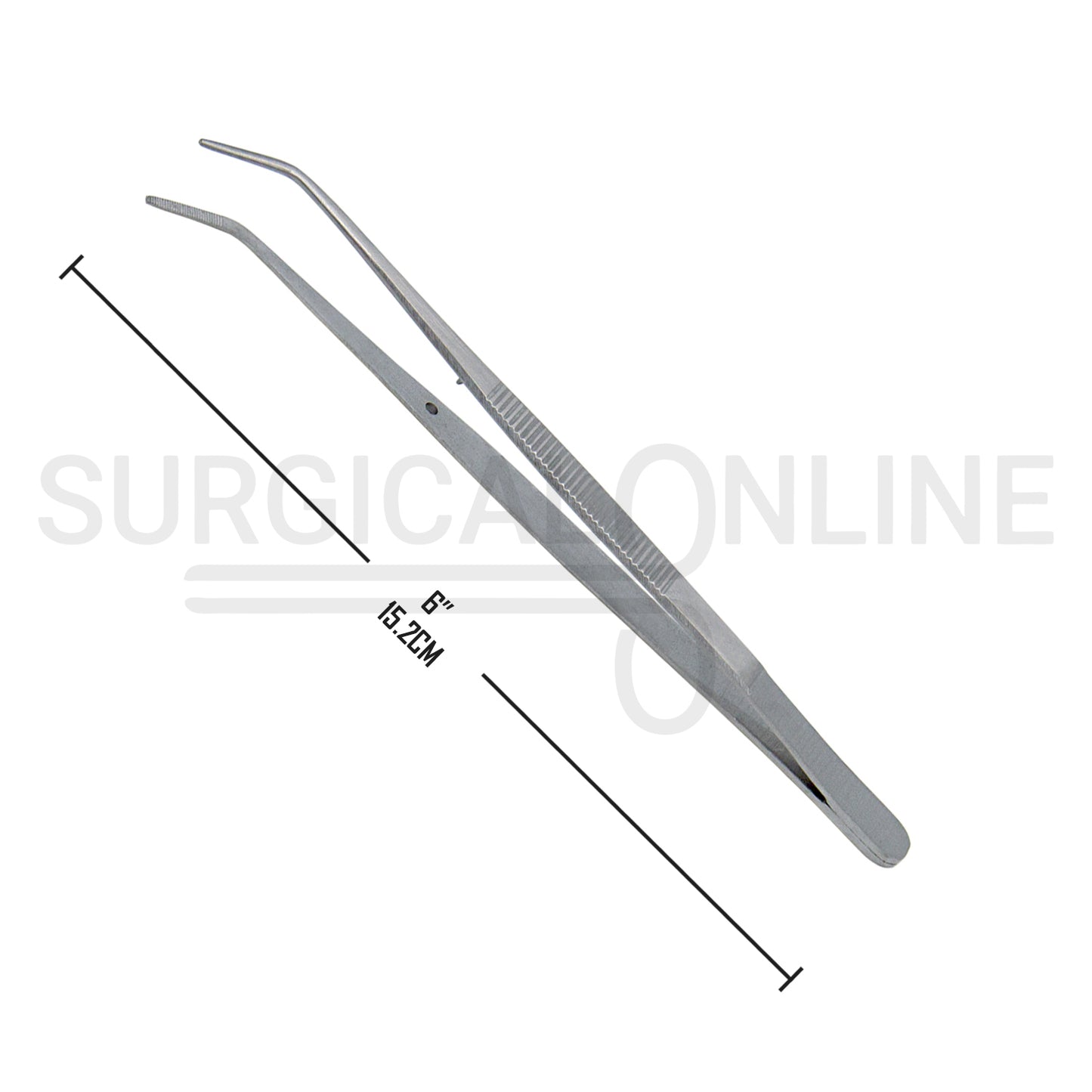 London College Plier 6" Anlged Serrated Tips