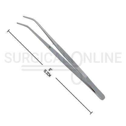 London College Plier 6" Anlged Serrated Tips