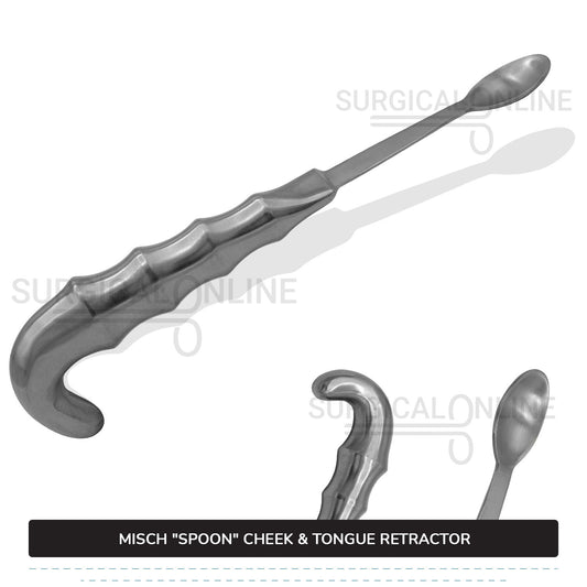 Misch "Spoon" Cheek & Tongue Retractor 8.5''