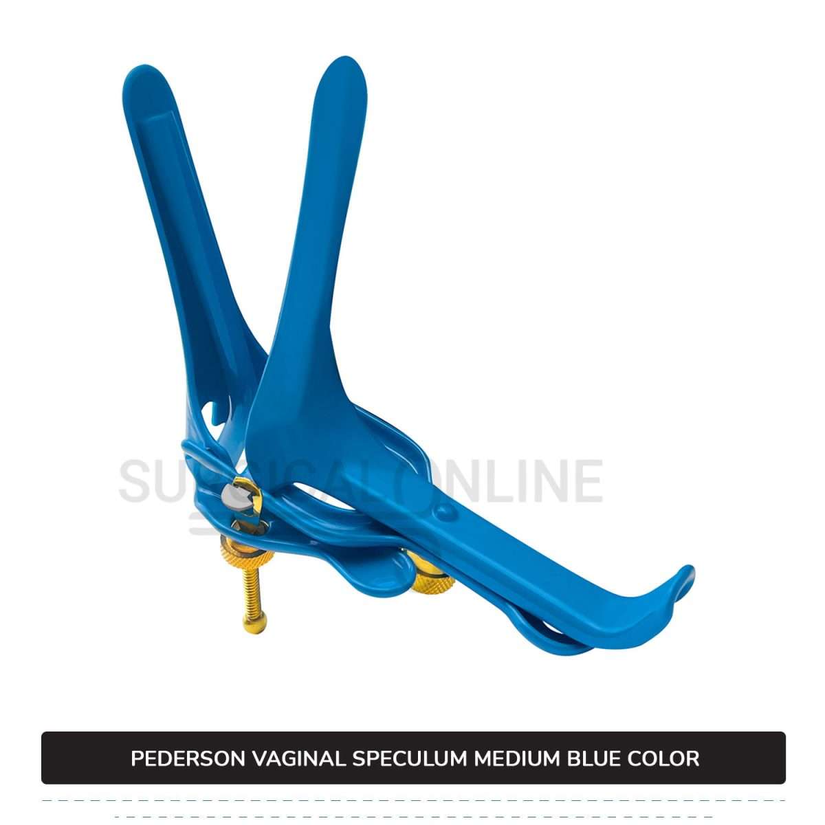 Lletz Coated Pederson Vaginal Speculum Medium, 7/8" (2.2 cm) X 4" (10.2 cm)
