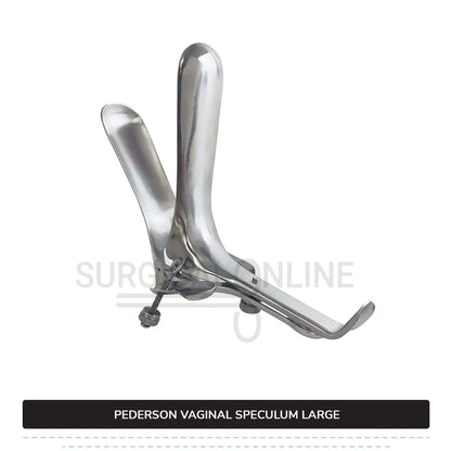 Pederson Vaginal Speculum Large, 1" (2.5 cm) X 4 3/4" X (12.1cm)