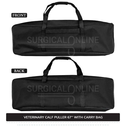 Ratchet Style Calf Puller 67″ With Bag Heavy Duty Calving Extractor Stainless Steel Surgical Veterinary Instruments