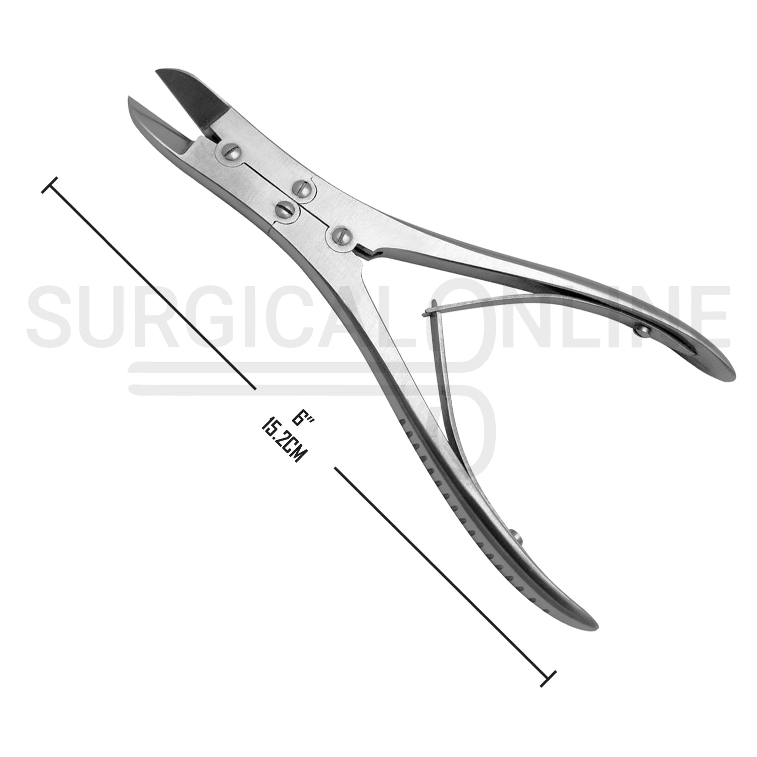 Ruskin Liston Bone Cutting Forceps 6" Double Action Angled Jaws