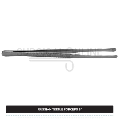 Russian Tissue Forceps 8"