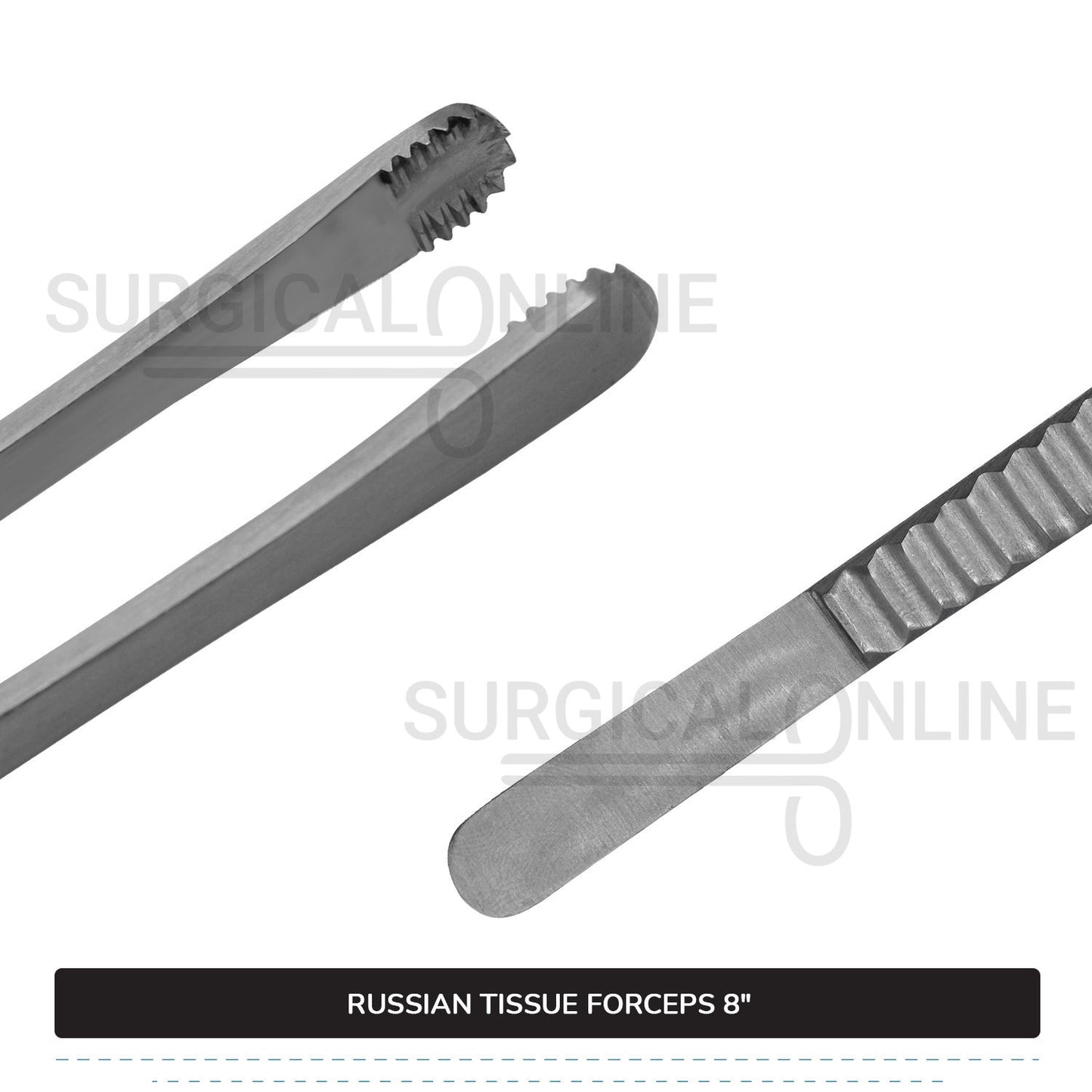 Russian Tissue Forceps 8"