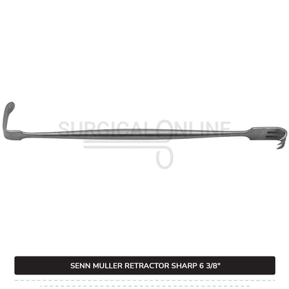 SENN Muller Retractor Sharp 6 3/8"