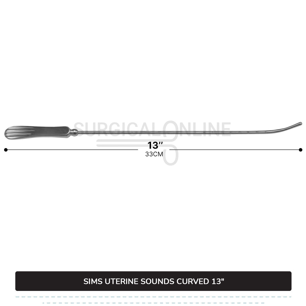 2 Pieces of Sim Uterine Sounds Gynecology Surgical Instruments 2 Pieces of Sim Uterine Sounds Gynecology Surgical Instruments