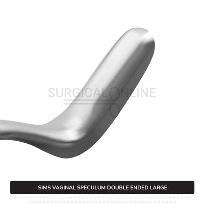Sims Vaginal Speculum Large 1 3/8″ (3.5 cm) x 3 1/2″ (8.9 cm) And 1 1/2″ (3.8 cm) x 4″ (10.2 cm) Double-Ended
