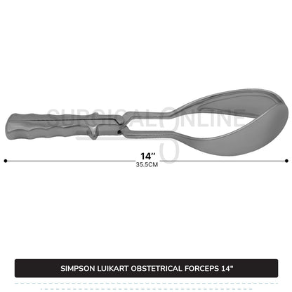 Simpson Luikart Obstetrical Forceps 14''