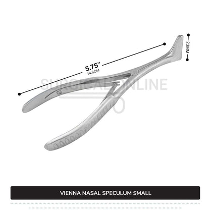Vienna Nasal Speculum Small (Infant), 5.75" (14.6 cm) Diagnostic ENT Surgical