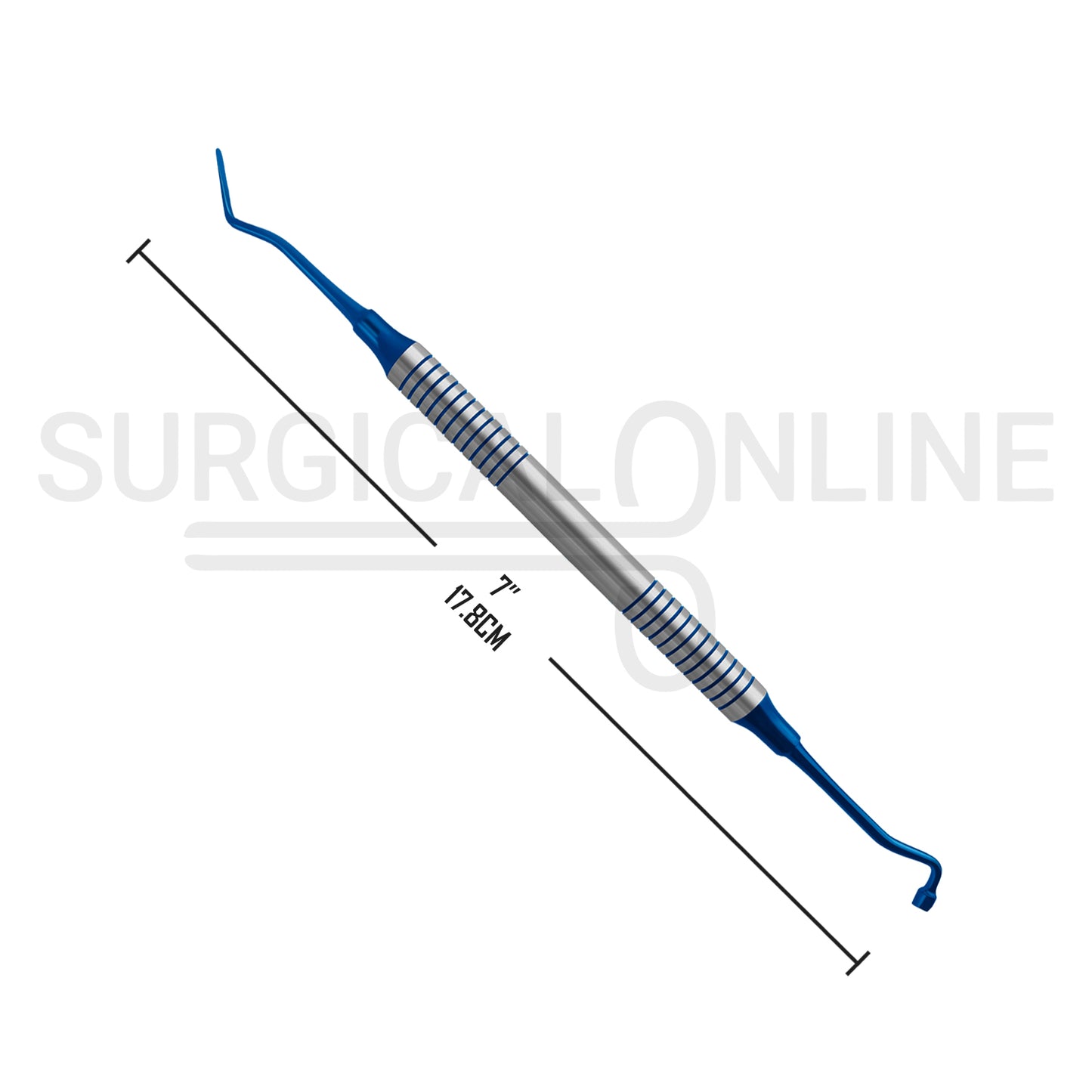 Woodson #3 Plastic Fillinf Blue Tips Hollow Handle